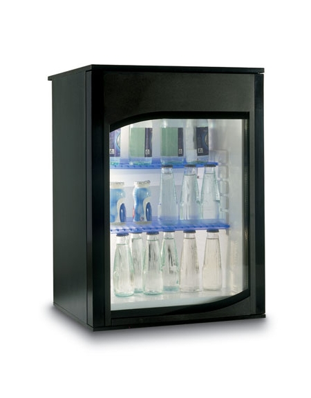 Frigobar da incasso con porta a vetro Lt. 40
