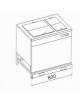 Banco N° 6+6 Pozzetti granite da 1/2