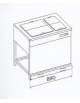 Banco N° 6 Pozzetti granite da 1/2