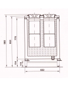 Banco N 4+4 Pozzetti gelati - A GLICOLE