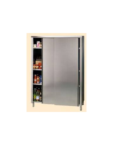 Armadio inox con ante scorrevoli Dimensioni cm 150x50x170h