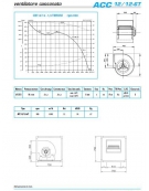 Ventilatore cassonato direttamente accoppiato-6500 metri cubi/h