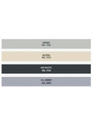 Sopralzo metallico con porte scorrevoli cieche - cm 120x45x90h