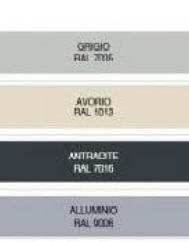 Sopralzo metallico con porte scorrevoli cieche - cm 120x45x90h