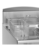 Friggitrice a gas 2 vasche Lt 17+17 DIMENSIONI CM.80x70x90h