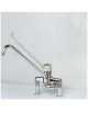 Miscelatore professionale Biforo con canna lunga e deviatore laterale
