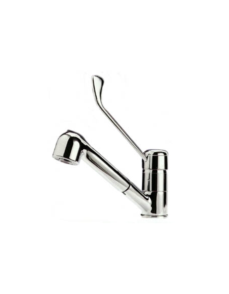 Miscelatore lavello con doccione con leva cm. 20