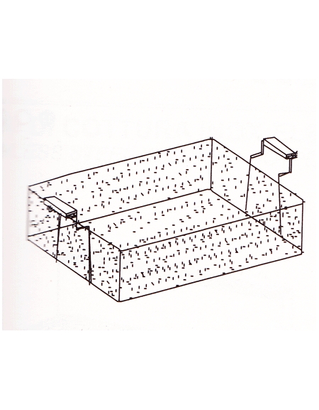 Cestello friggitrice cm. 41x35x13h