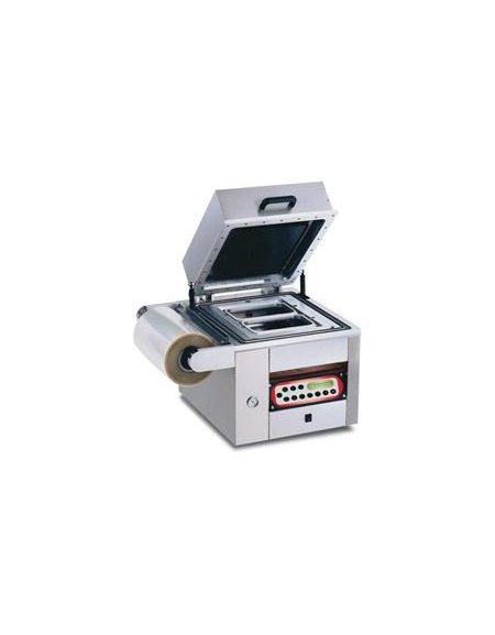 Termosigillatrice sottovuoto per vaschette da banco