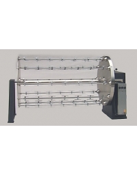 Girarrosto planetario a legna N&deg; 20/24 Polli - cm 140x54x60h