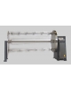 Girarrosto planetario a legna N° 30/36 Polli - cm 140x57x65h