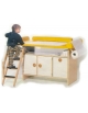 MOBILE FASCIATOIO A 3 ANTE CON SCALETTA AGGANCIABILE E PORTAROTOLO - CM 120X75X85H - CONFORME AI CAM
