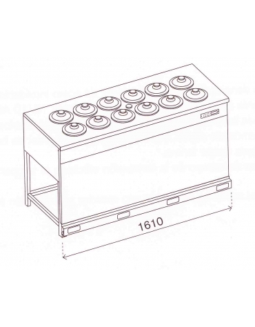 Banco N° 12 Pozzetti gelati