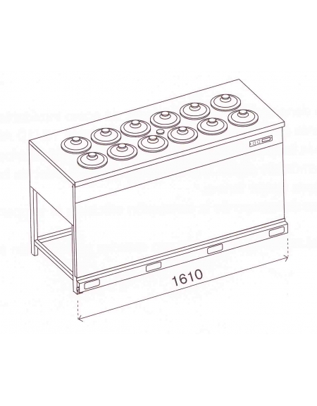 Banco N° 12 Pozzetti gelati