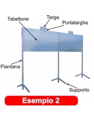 Tabellone  elettorale da cm 70x100 h