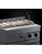 Friggitrice pasticceria da banco a gas Lt 18 DIMENSIONI CM.70x58x25h