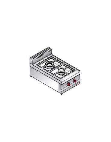 Cucina a gas da appoggio 2 fuochi MEDIA POTENZA