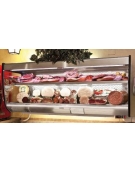 Espositore pensile refrigerato SPALLE IN VETRO da cm. 250