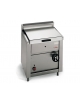 Brasiera a gas ribaltabile Lt. 60- Vasca inox/FE - CM 80X70X90H