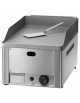 Fry top a gas singolo da banco - Piastra liscia - CM 33,5X57X30H
