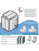 Cella frigorifera modulare industriale da cm. 294x294x227h