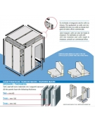 Cella frigorifera modulare industriale da cm. 734x534x254h