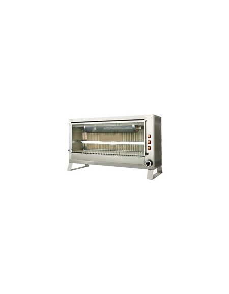 Girarrosto verticale elettrico N° 12 Polli a 3 aste da cm. 76