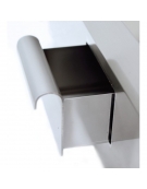 Fry Top elettrico da banco professionale con piastra tutta rigata-trifase - DOPPIO - cm 60x60x28h