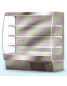 Murale refrigerato INOX per frutta e verdura cm 131x88,8x199,1h