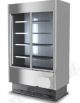 Frigo murale refrigerato INOX chiuso con porte scorrevoli temperatura +3° +5°C - cm 135x60x195,8h