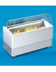 Vetrina gelato statica 7 gusti vaschette Lt 5 - Vetro curvo