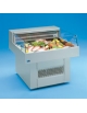 Banco refrigerato in acciaio inox AISI 316 per pesce - cm. 100x100x82,7h