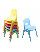 SEDIA IN PLASTICA PER INFANZIA cm 34x34x30/53H