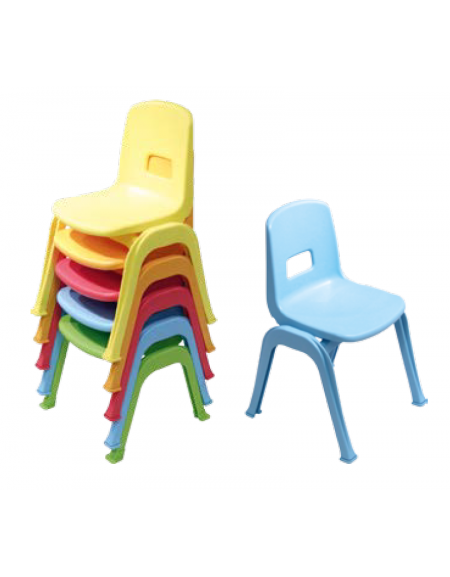 SEDIA IN PLASTICA PER INFANZIA cm 34x34x30/53H