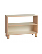 MOBILE CONTENITORE IN LEGNO CON DIVISORIO CM 105x41x70h - CONFORME AI CAM