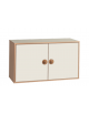 CONTENITORE MOBILE IN LEGNO AD ANTE COLORATE DA SOVRAPPORRE CM 105x41x60h - CONFORME AI CAM