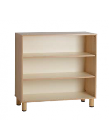 MOBILE CONTENITORE A GIORNO IN LEGNO CON PIEDI - CM 105x41x100h - CONFORME AI CAM