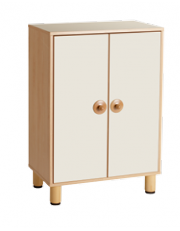 CONTENITORE MOBILE IN LEGNO LAMINATO AD ANTE COLORATE - CM 71x41x100h - CONFORME AI CAM