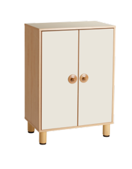 CONTENITORE MOBILE IN LEGNO LAMINATO AD ANTE COLORATE - CM 71x41x100h - CONFORME AI CAM