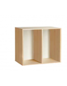 MOBILE CONTENITORE 2 VANI SENZA RIPIANI DA SOVRAPPORRE - cm 71x41x60h - CONFORME AI CAM