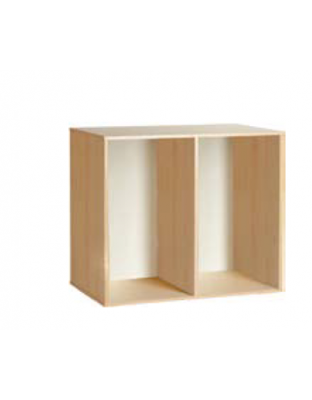 MOBILE CONTENITORE 2 VANI SENZA RIPIANI DA SOVRAPPORRE - cm 71x41x60h - CONFORME AI CAM