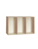 MOBILE CONTENITORE 3 VANI SENZA RIPIANI DA SOVRAPPORRE - cm 105x41x60h - CONFORME AI CAM