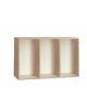 CONTENITORE 3 VANI SENZA RIPIANI DA SOVRAPPORRE cm 105x41x60h - CONFORME AI CAM