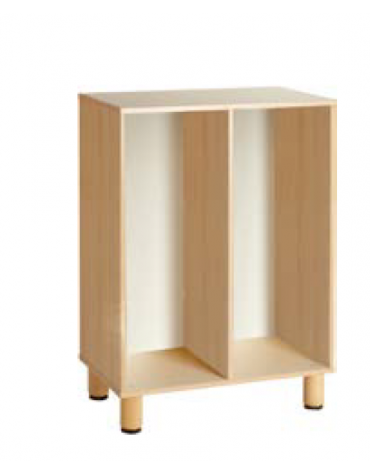 MOBILE CONTENITORE 2 VANI SENZA RIPIANI - cm 71x41x100h - CONFORME AI CAM