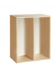 CONTENITORE 2 VANI SENZA RIPIANI DA SOVRAPPORRE cm 71x41x90h - CONFORME AI CAM