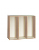 MOBILE CONTENITORE 3 VANI SENZA RIPIANI, DA SOVRAPPORRE - cm 105x41x90h - CONFORME AI CAM