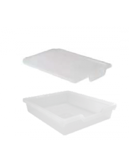 COPERCHIO PER CASSETTO PLASTICA TRASPARENTE CM 32X38