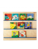 ESPOSITORE LIBRERIA A MURO IN LEGNO - cm 100x84h - CONFORME AI CAM