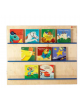ESPOSITORE LIBRERIA A MURO IN LEGNO CM.100x84h - CONFORME AI CAM