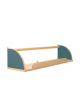 MENSOLA CON FIANCHI E BORDO cm 105x26x22h - CONFORME AI CAM